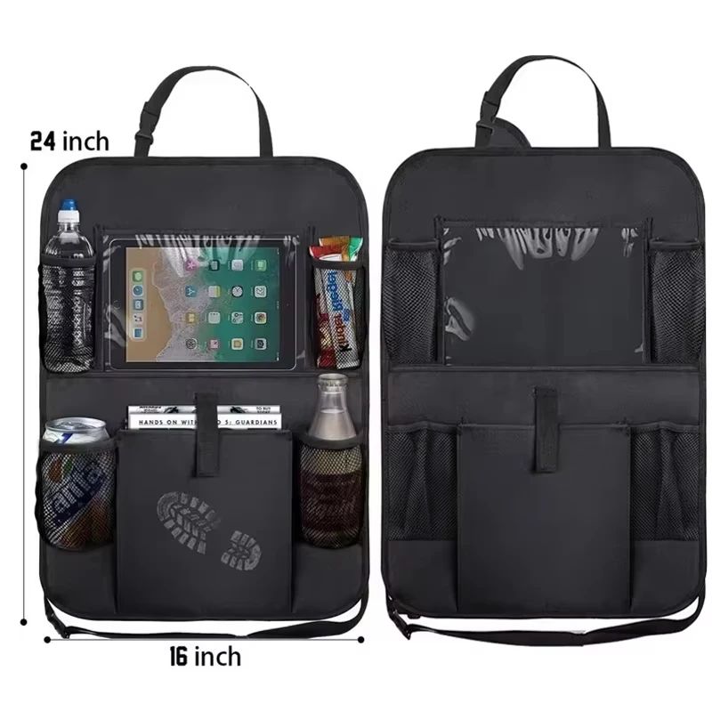 Tablet Accessories Must Have - Car Seat Organizer Multifunctional Oxford Fabric