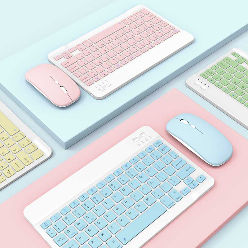 Lenovo Tablet M11 Accessories - Mini Bluetooth Keyboard Mouse Wireless for