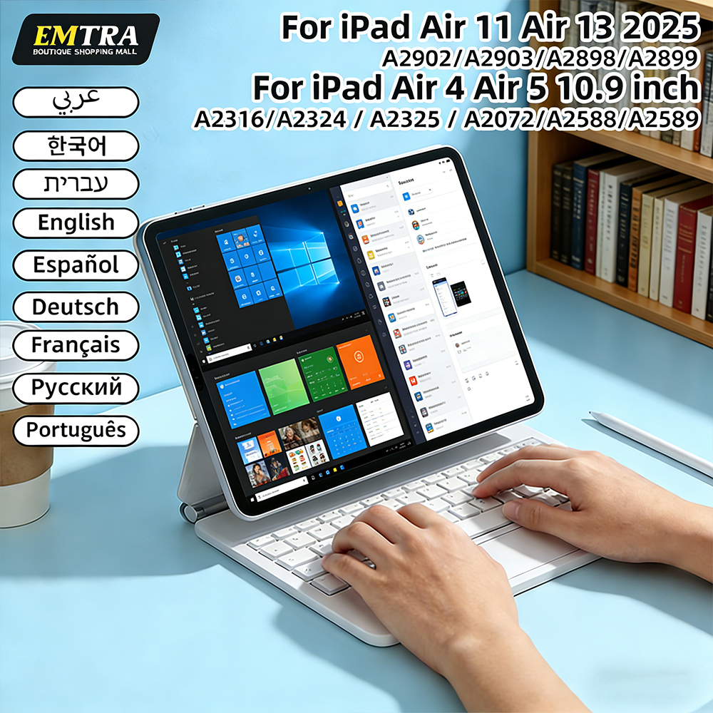 Magnetic Case Smart - Magic Wireless Keyboard for iPad 10/11th