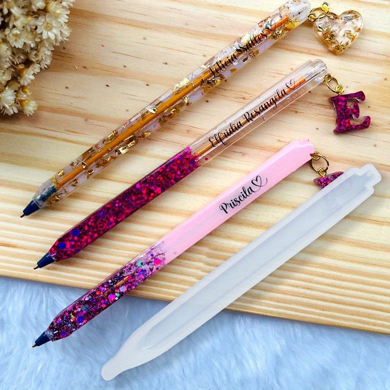 Case With Pencil Holder - 1set Including 3pcs Handmade Pen Silicone