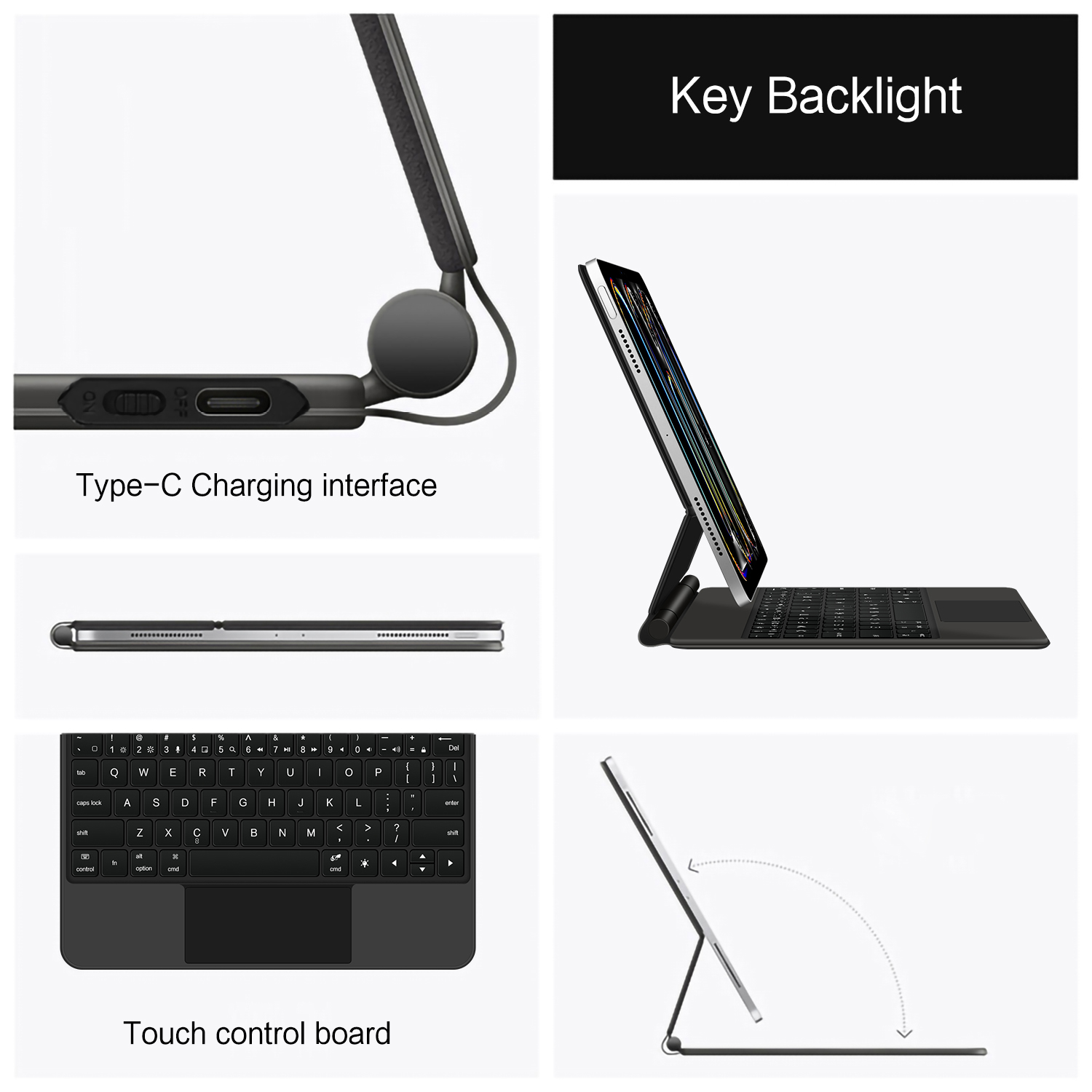 AJIUYU Magic Keyboard Folio Fo - огляд і ціна Magnetic Case Smart