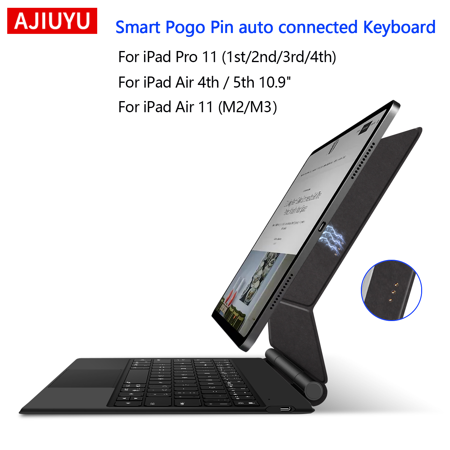Magnetic Docking Pogo Pin Keyb - огляд і ціна Magnetic Case Smart