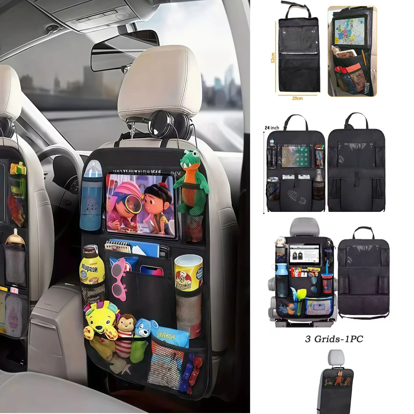 Car Seat Organizer Multifuncti - огляд і ціна Tablet Accessories Must Have