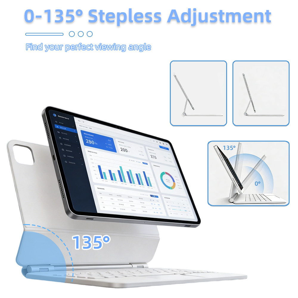 Magic Wireless Keyboard with T - огляд і ціна Magnetic Case Smart