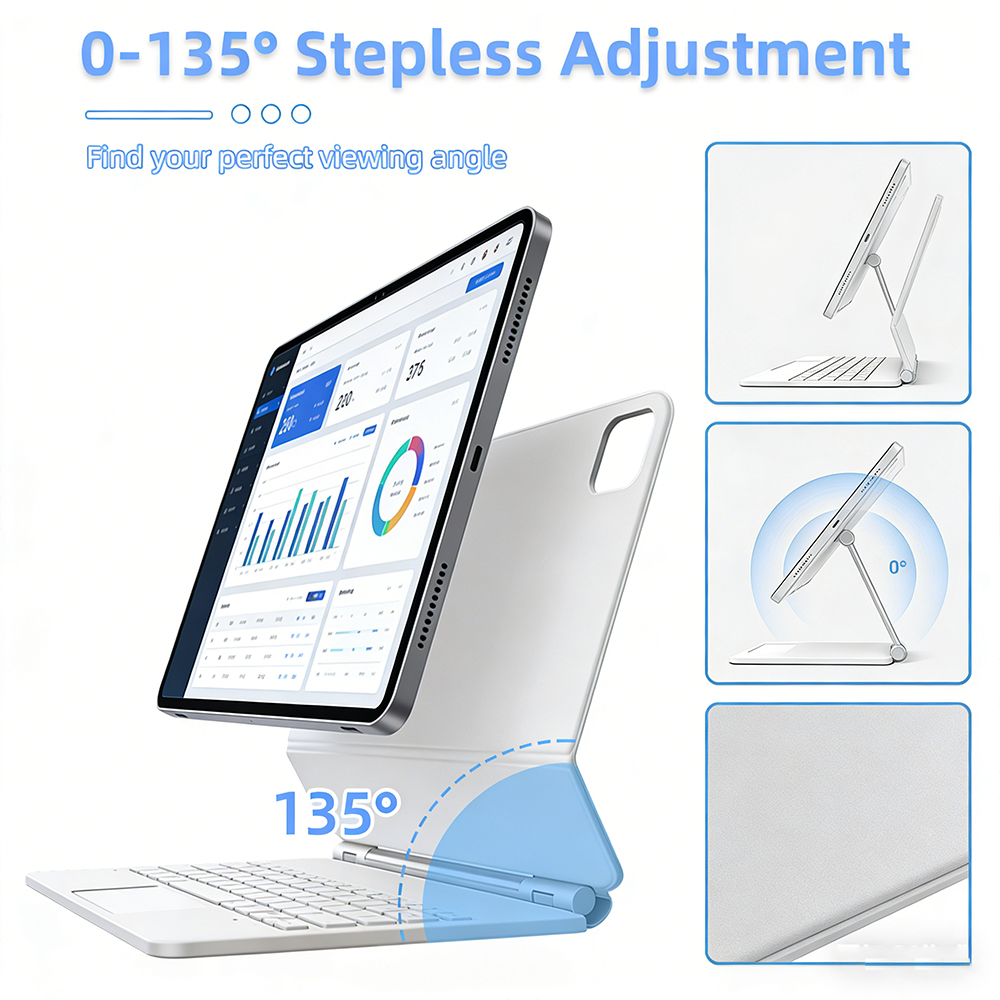Magic Wireless Keyboard with T - огляд і ціна Magnetic Case Smart