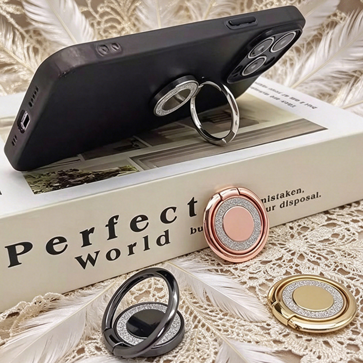 Universal Glitter Phone Ring H - огляд і ціна Essential Tablet Accessories