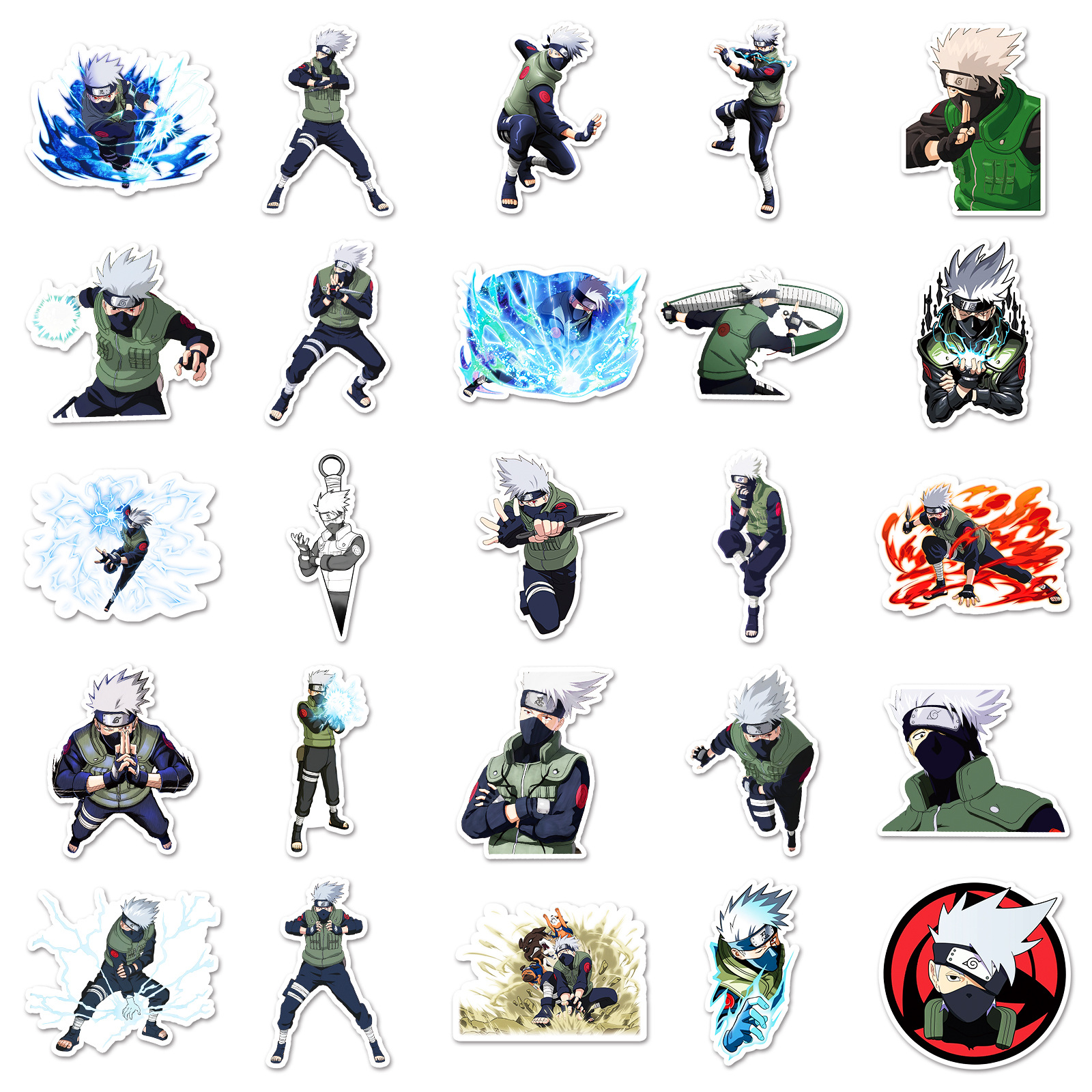 50pcs Anime Naruto Hatake Kaka - огляд і ціна Tablet Accessory