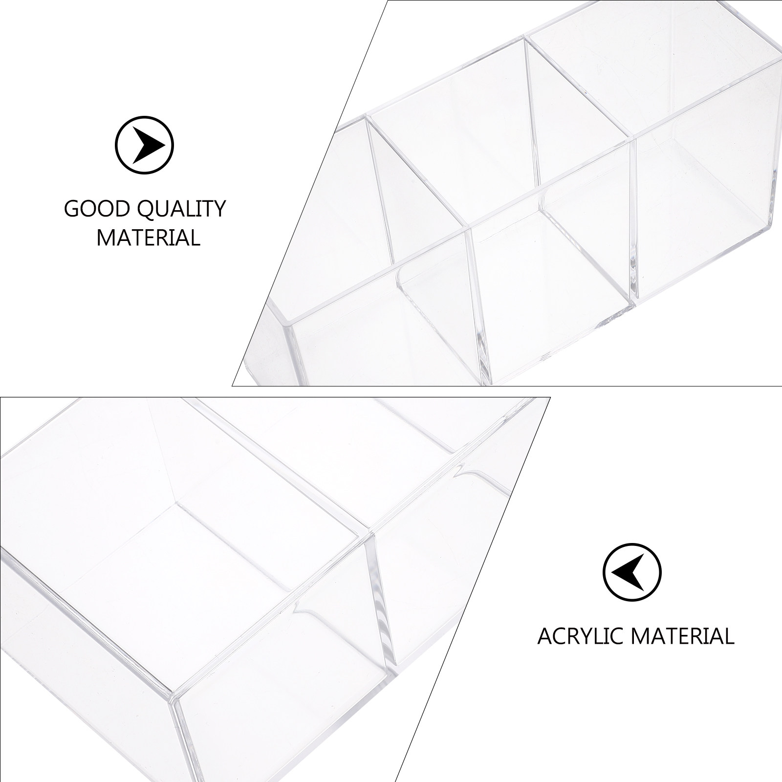 1pc Acrylic Pen Holder Desk St - огляд і ціна Case With Pencil Holder