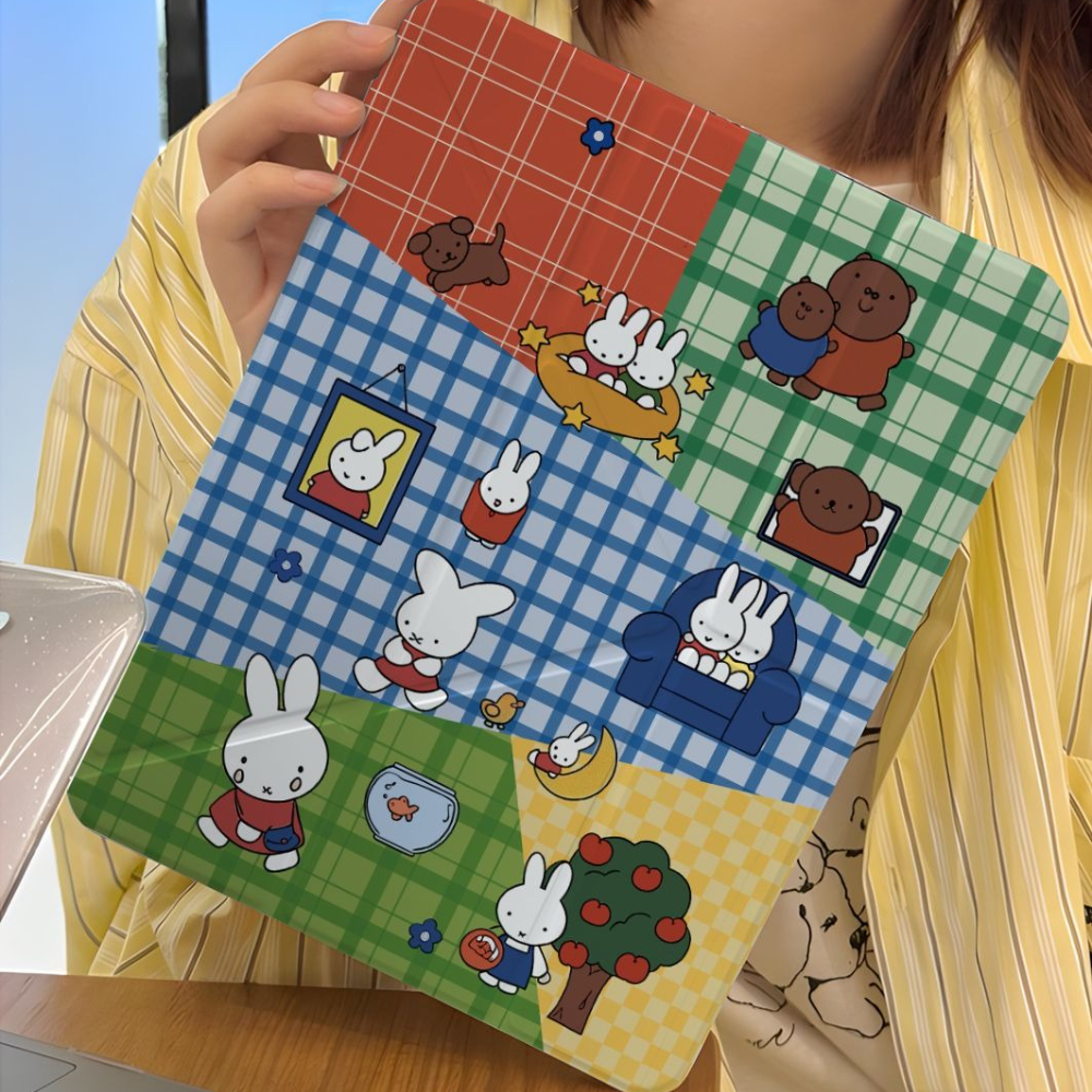 Kawaii Miffy Rabbit Tablet Cas - огляд і ціна Fire Tablet Accessories