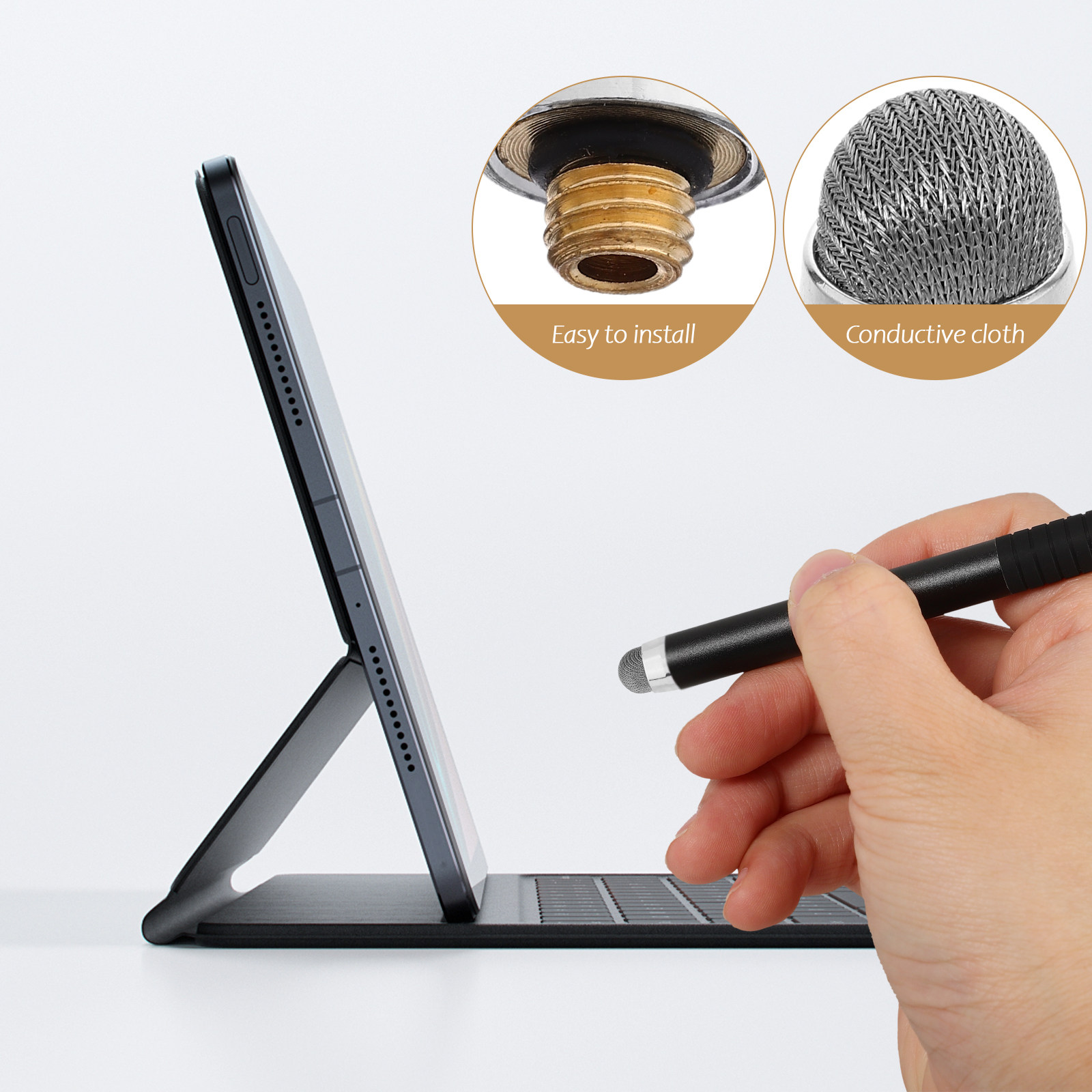 4Pcs Capacitive Pen Tip with R - огляд і ціна Tablet Pencil Accessories