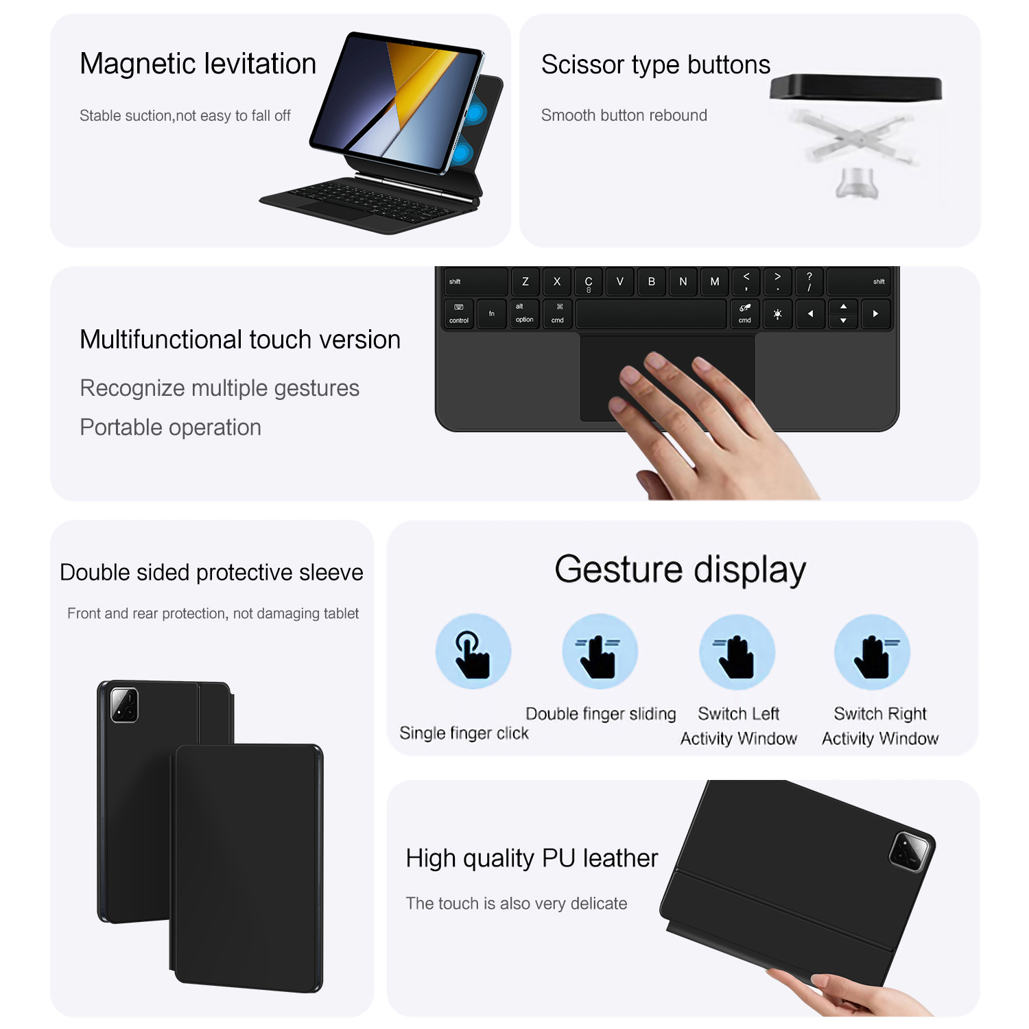 Magnetic Magic Keyboard For Xi - огляд і ціна Magnetic Case Smart