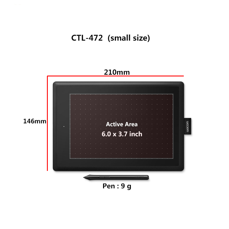 One by Wacom CTL-472 Digital G - огляд і ціна Wacom Tablet Accessories