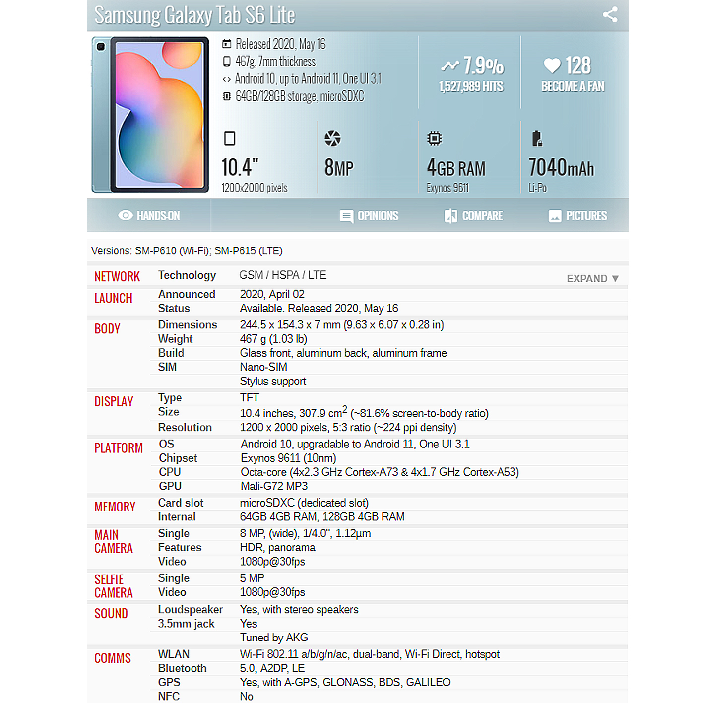 For Samsung Galaxy Tab S6 Lite - огляд і ціна Tablet Accessories For Samsung