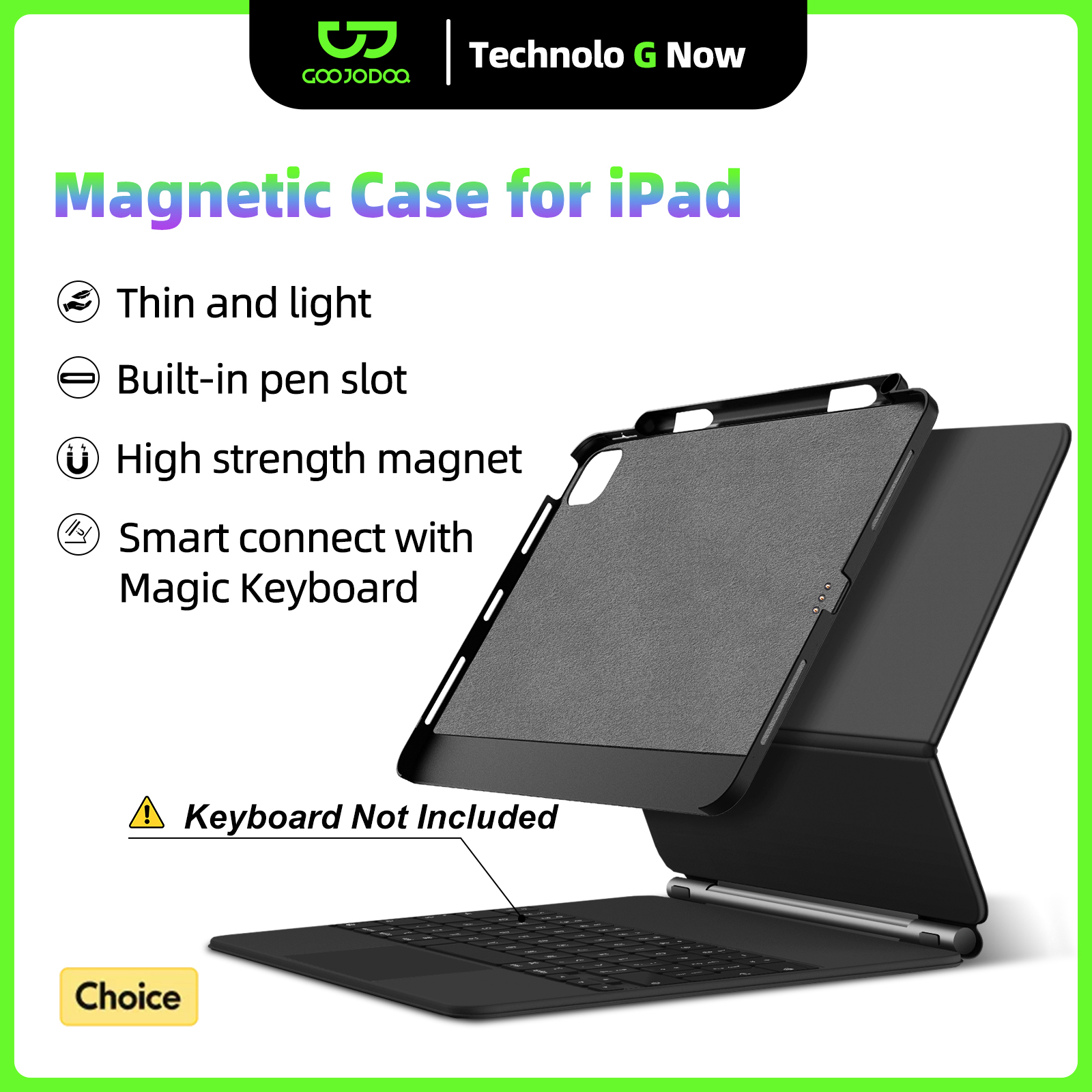 GOOJODOQ Magnetic Case for iPa - огляд і ціна Lenovo Tablet M11 Accessories