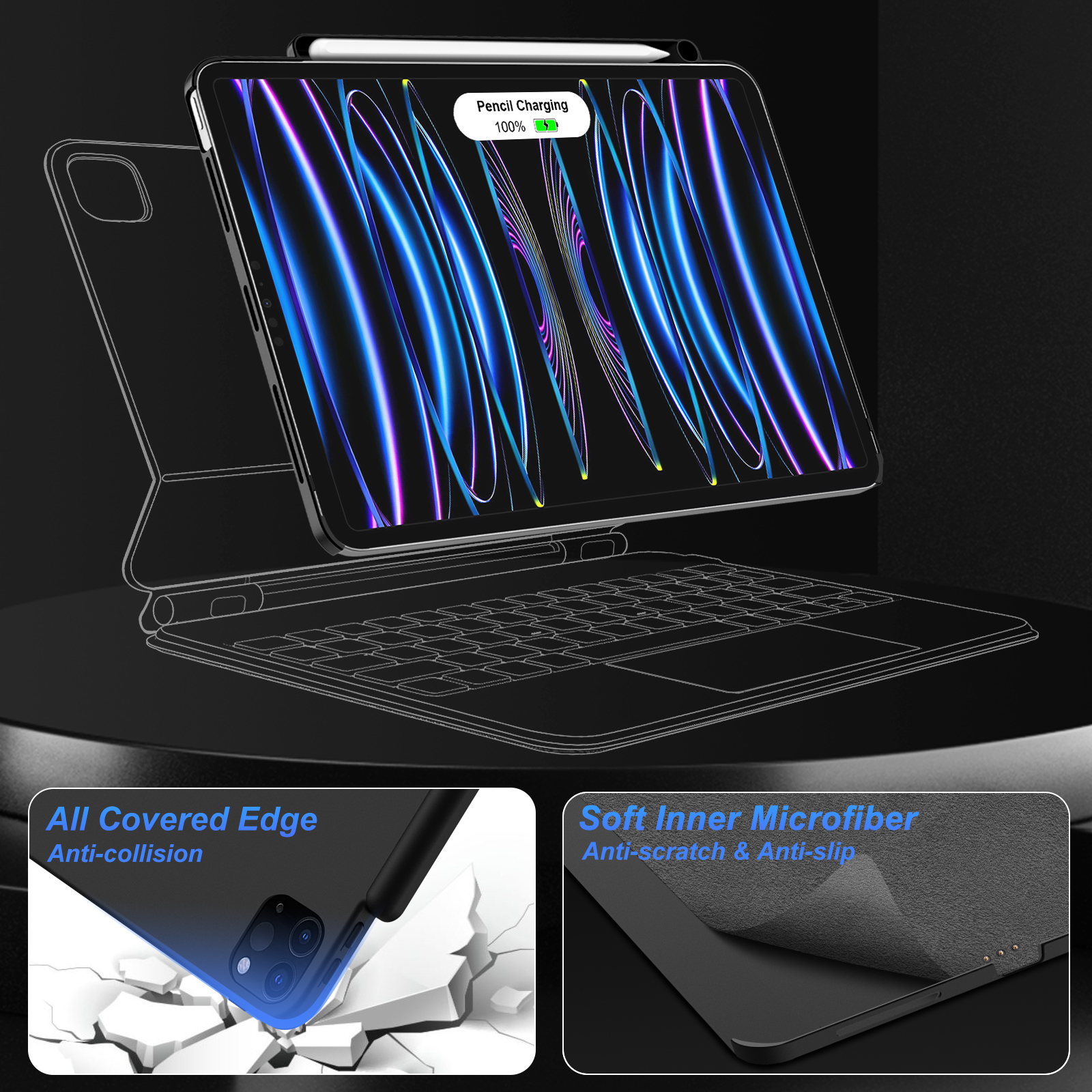 GOOJODOQ Magnetic Case for iPa - огляд і ціна Lenovo Tablet M11 Accessories
