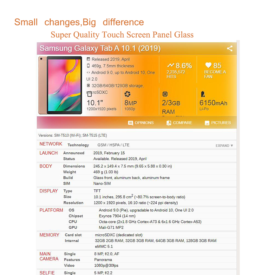 For Samsung Galaxy Tab A 10.1  - огляд і ціна Tablet Accessories For Samsung