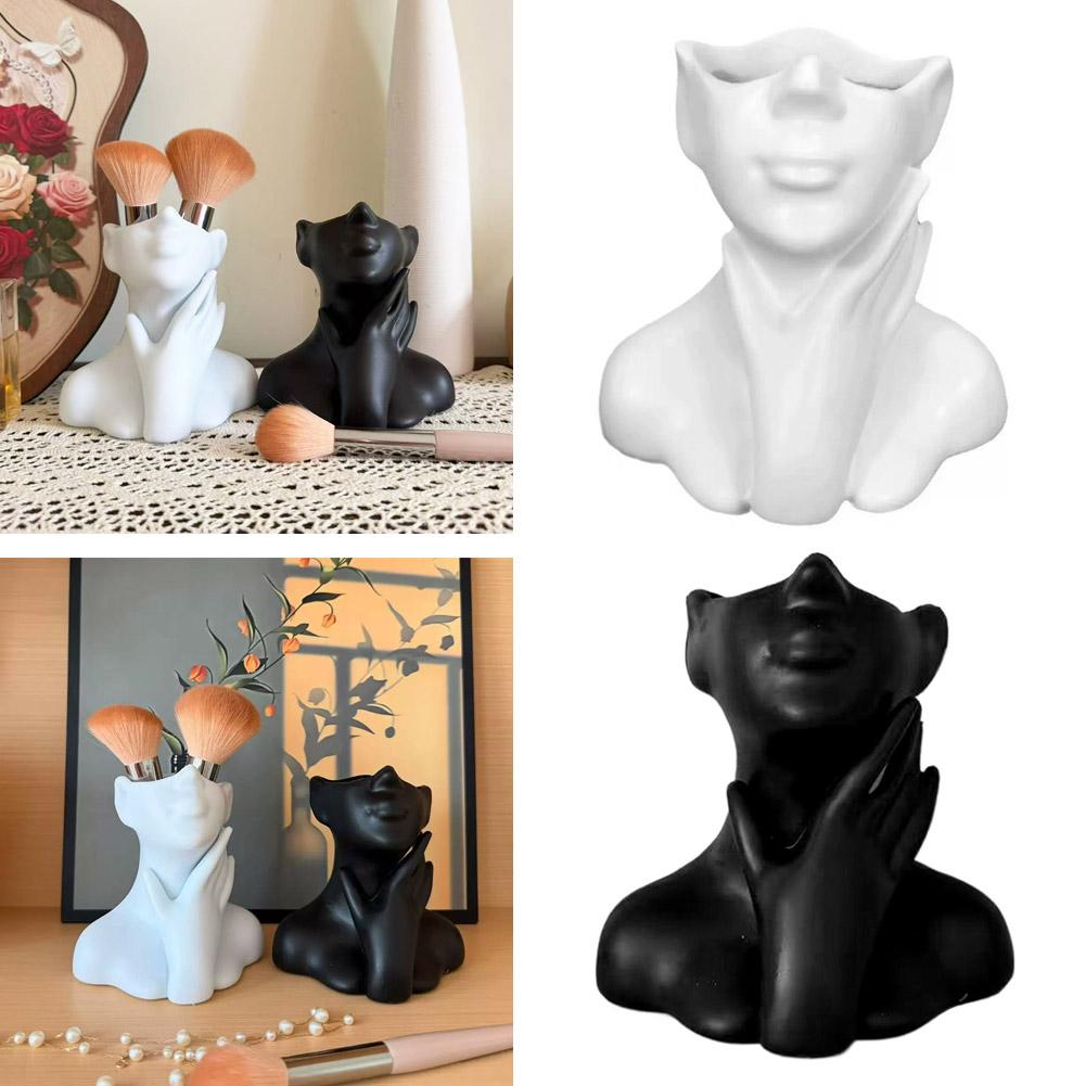 Female Bust Figurine Vase Make - огляд і ціна Case With Pencil Holder