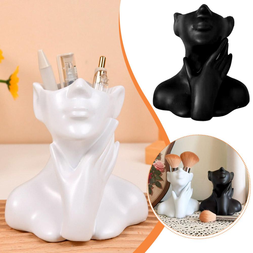 Female Bust Figurine Vase Make - огляд і ціна Case With Pencil Holder